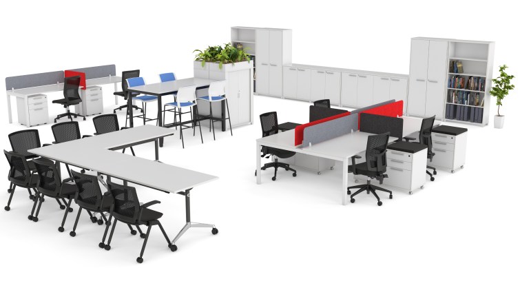 Setting w Bar Leaner Table
